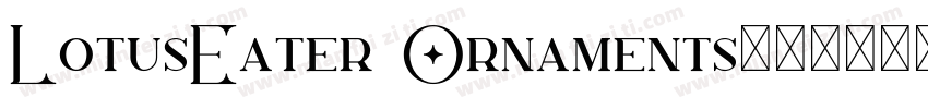 LotusEater Ornaments字体转换